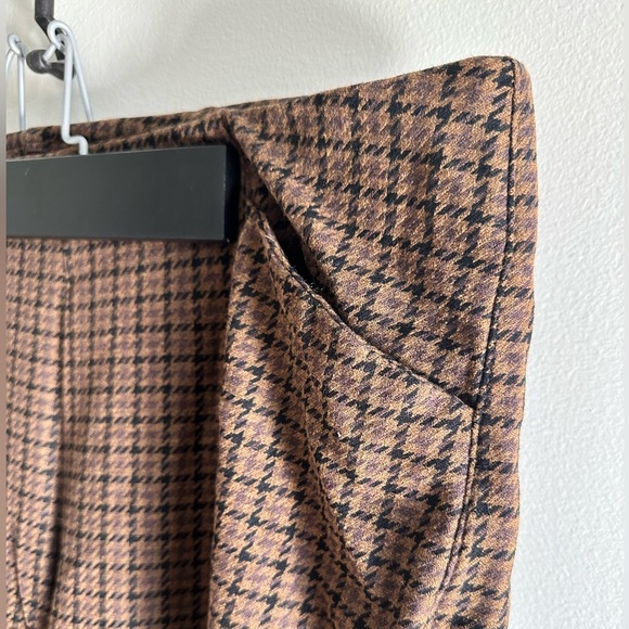 Wide leg houndstooth pants - Picture 6 of 8